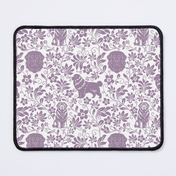Item preview, Newfoundland Floral Pattern | Elegant Botanical Dog Design Lavender designed and sold by WildLakePatterns.