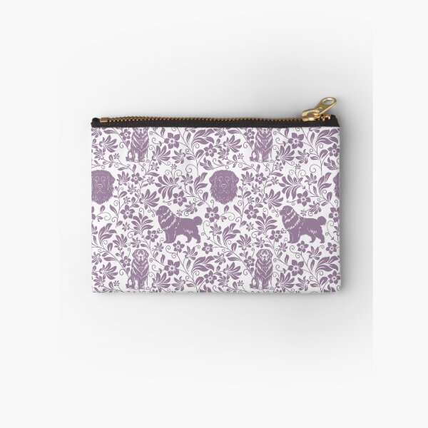 Item preview, Newfoundland Floral Pattern | Elegant Botanical Dog Design Lavender designed and sold by WildLakePatterns.
