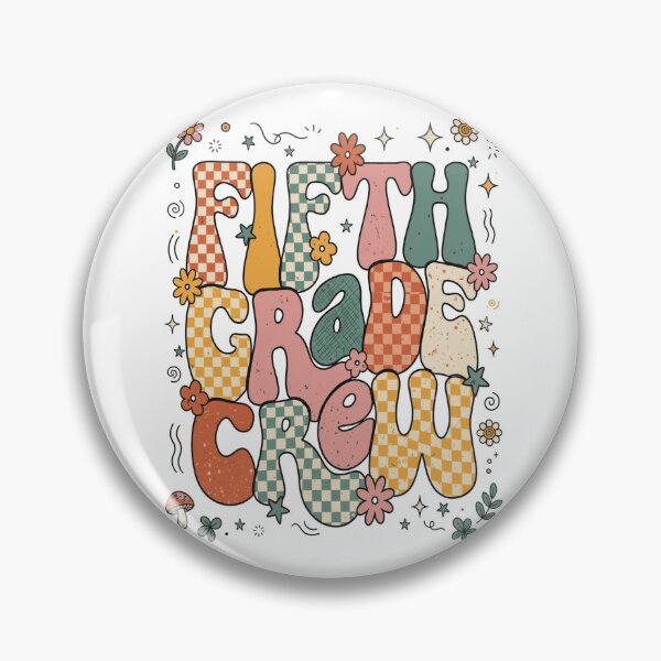 Item preview, Retro Fifth Grade Crew Groovy Back To School Teacher Shirt designed and sold by Yellowriversss.