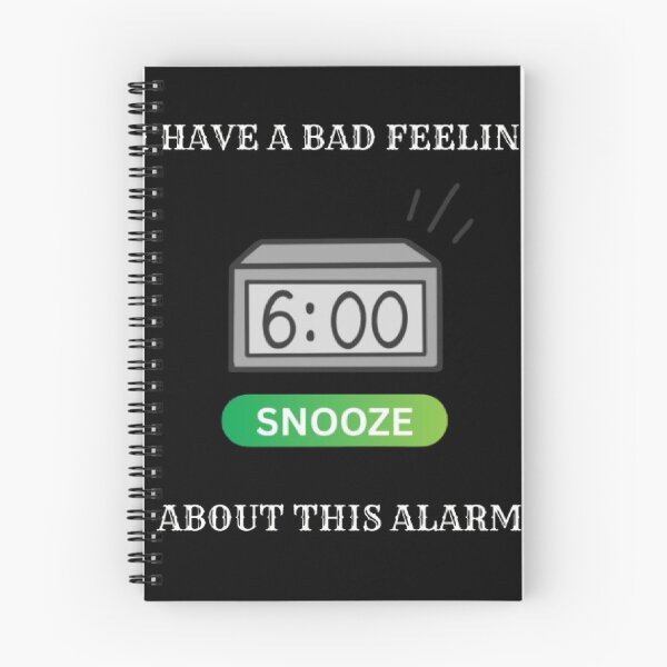 Item preview, Tengo un mal presentimiento sobre esta alarma. Divertida parodia de ciencia ficción. designed and sold by Mircea786.