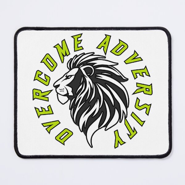 Item preview, Overcome Adversity Lion Christian Gym designed and sold by Bezuiden.