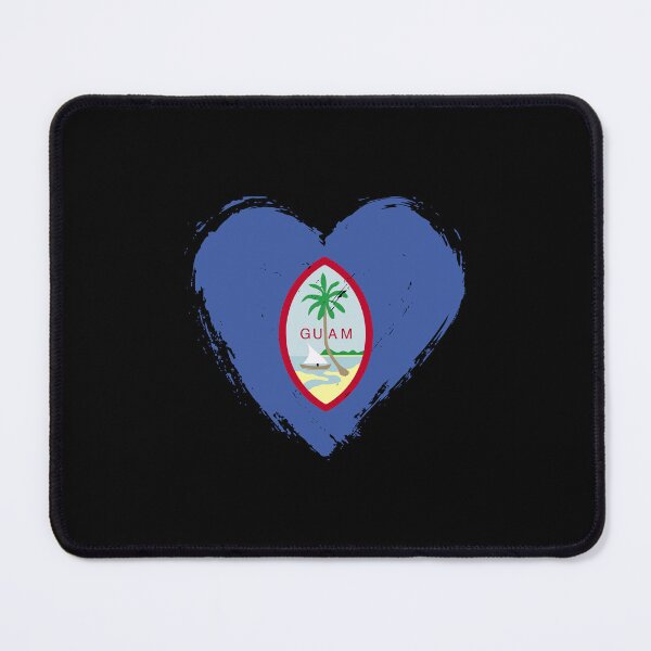 Item preview, Distressed Guam Flag Heart GU designed and sold by shitpostee.