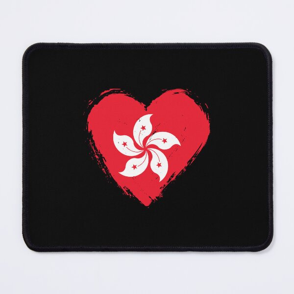 Item preview, Distressed Hong Kong Flag Heart HK designed and sold by shitpostee.