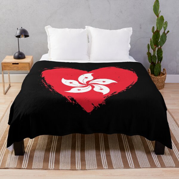 Item preview, Distressed Hong Kong Flag Heart HK designed and sold by shitpostee.