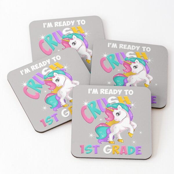 Item preview, Back To School I'm Ready To Crush 1st Grade Unicorn designed and sold by mjohnson9.