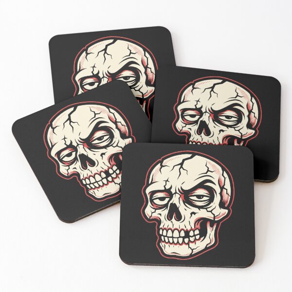 Item preview, Cracked Skull Dark Humor Illustration designed and sold by Oommen Studio .