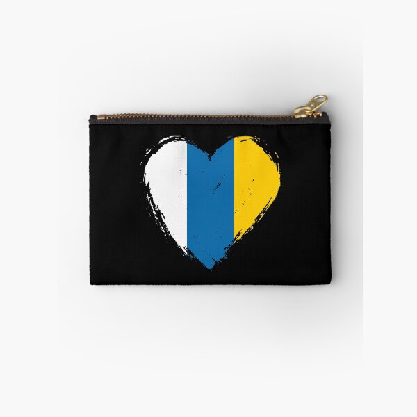 Item preview, Distressed Canary Islands Flag Heart IC designed and sold by shitpostee.