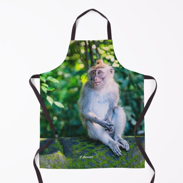 Item preview, Thoughtful Monkey Portrait Jungle Nature Wildlife Photography designed and sold by AuraInkSC.