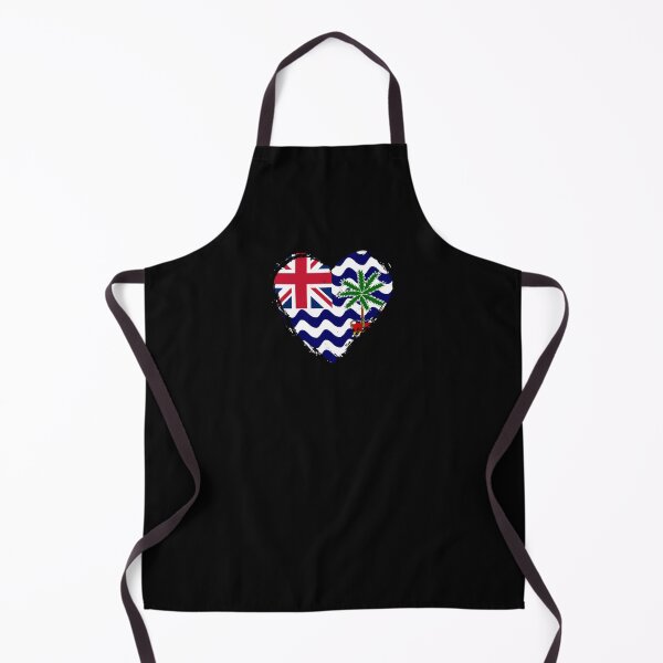 Item preview, Distressed British Indian Ocean Territory Flag Heart IO designed and sold by shitpostee.