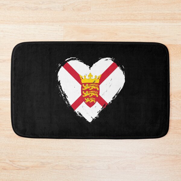 Item preview, Distressed Jersey Flag Heart JE designed and sold by shitpostee.