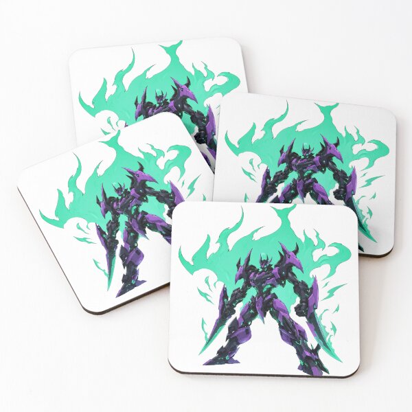 Item preview, Void Flame Mecha Warrior Sticker designed and sold by ZenOtaku Lab.