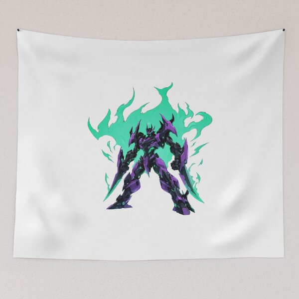 Item preview, Void Flame Mecha Warrior Sticker designed and sold by ZenOtaku Lab.