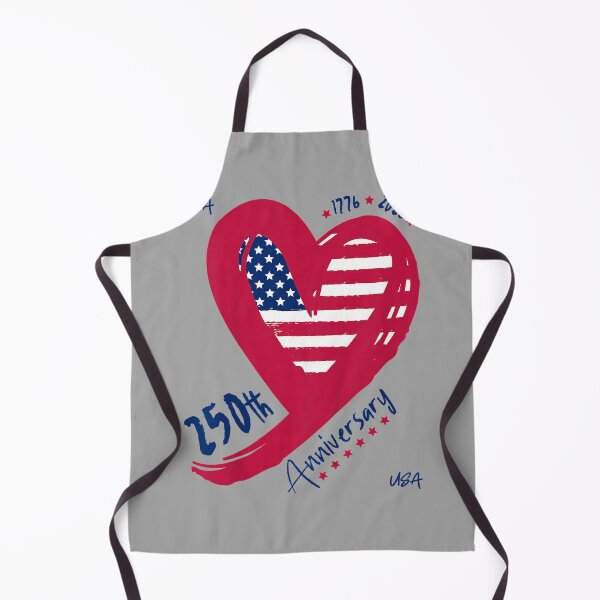 Item preview, 250th Anniversary America Patriotic Flag Heart 250 Years USA designed and sold by GreggRoss.