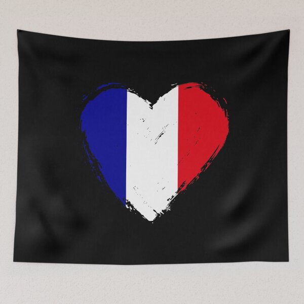 Item preview, Distressed Saint Martin Flag Heart MF designed and sold by shitpostee.