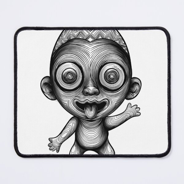 Item preview, Hypnotic Spiral Eyes Cartoon Character designed and sold by CinthyaNovae.