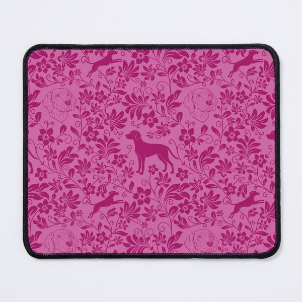 Item preview, Hungarian Vizsla Floral Pattern | Elegant Botanical Dog Design Pink designed and sold by WildLakePatterns.
