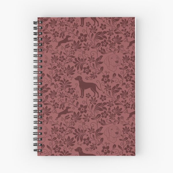 Item preview, Hungarian Vizsla Floral Pattern | Elegant Botanical Dog Design Red designed and sold by WildLakePatterns.