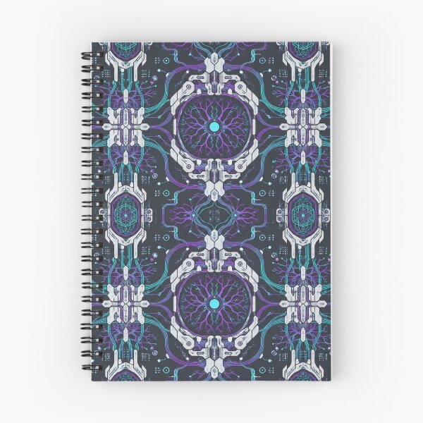Item preview, Futuristic Biomechanical Neural Interface Pattern designed and sold by Myra365Art.