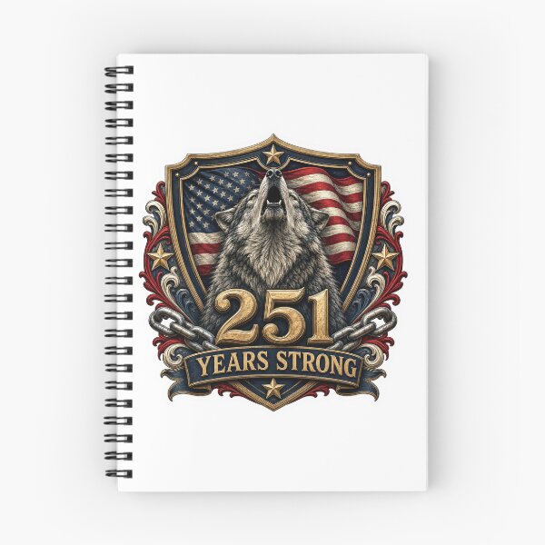 Item preview, 251st Anniversary of the USA - Patriotic Wolf – 251 Years of Strength designed and sold by Collins Design.