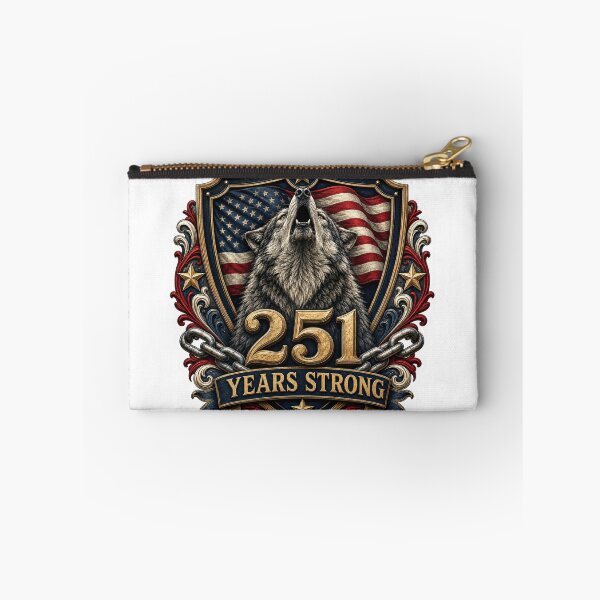 Item preview, 251st Anniversary of the USA - Patriotic Wolf – 251 Years of Strength designed and sold by Collins Design.