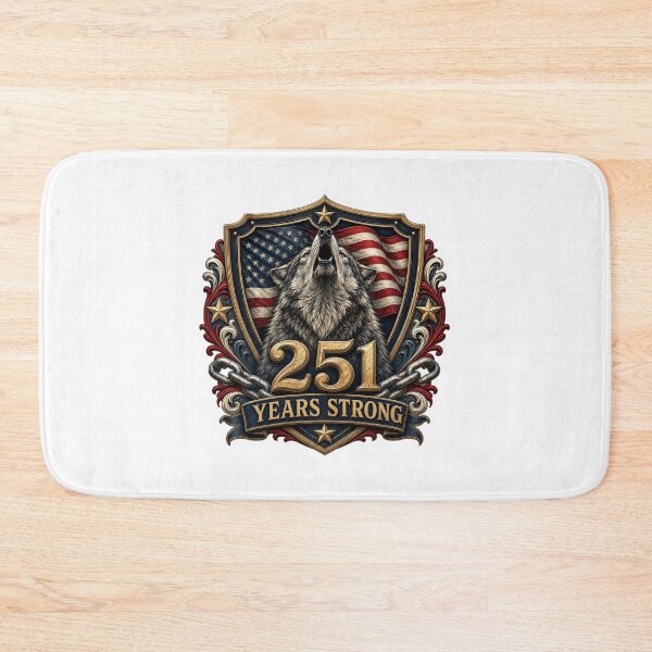 Item preview, 251st Anniversary of the USA - Patriotic Wolf – 251 Years of Strength designed and sold by Collins Design.
