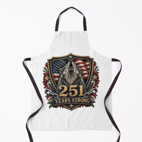 Item preview, 251st Anniversary of the USA - Patriotic Wolf – 251 Years of Strength designed and sold by Collins Design.