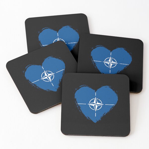 Item preview, Distressed NATO Flag Heart NATO designed and sold by shitpostee.