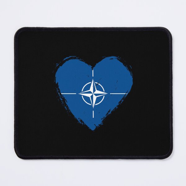 Item preview, Distressed NATO Flag Heart NATO designed and sold by shitpostee.