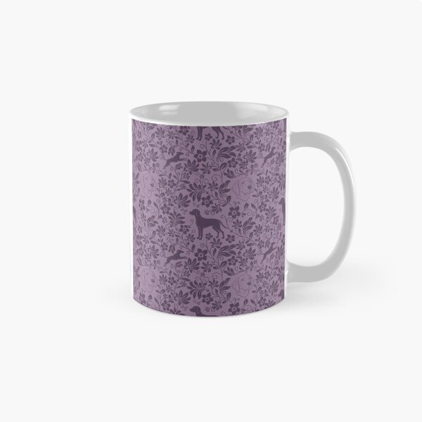 Item preview, Hungarian Vizsla Floral Pattern | Elegant Botanical Dog Design Purple designed and sold by WildLakePatterns.