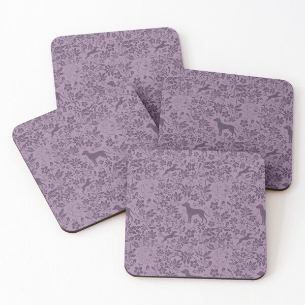 Item preview, Hungarian Vizsla Floral Pattern | Elegant Botanical Dog Design Purple designed and sold by WildLakePatterns.