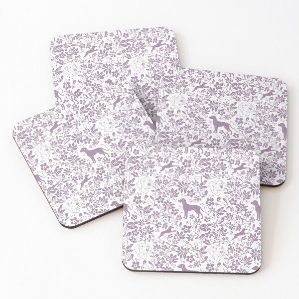 Item preview, Hungarian Vizsla Floral Pattern | Elegant Botanical Dog Design Lavender designed and sold by WildLakePatterns.