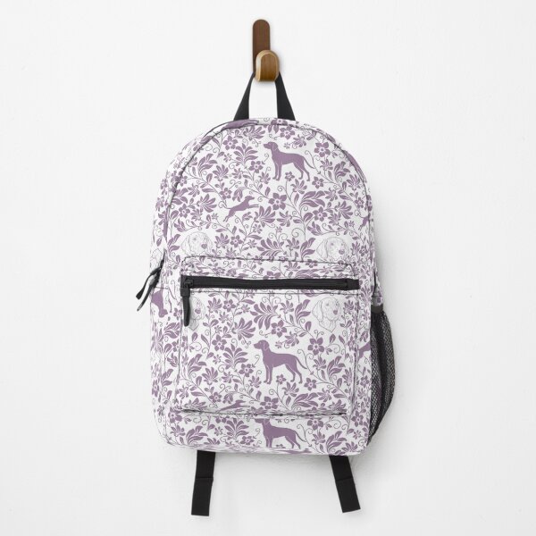 Item preview, Hungarian Vizsla Floral Pattern | Elegant Botanical Dog Design Lavender designed and sold by WildLakePatterns.