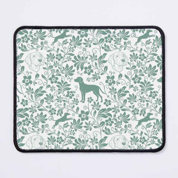 Item preview, Hungarian Vizsla Floral Pattern | Elegant Botanical Dog Design Green designed and sold by WildLakePatterns.