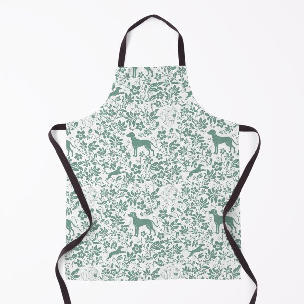 Item preview, Hungarian Vizsla Floral Pattern | Elegant Botanical Dog Design Green designed and sold by WildLakePatterns.