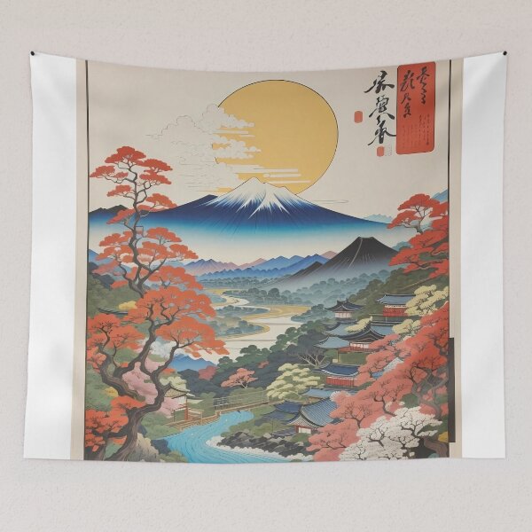 Item preview, Ancient Japanese Landscape designed and sold by Sobucca.