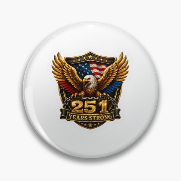 Item preview, 251st Anniversary of the USA - Patriotic Eagle – 251 Years of Strength designed and sold by Collins Design.