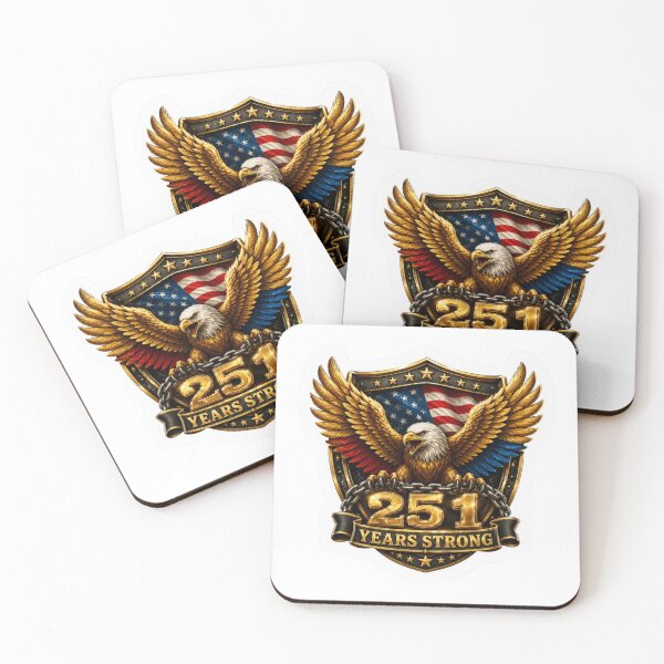 Item preview, 251st Anniversary of the USA - Patriotic Eagle – 251 Years of Strength designed and sold by Collins Design.