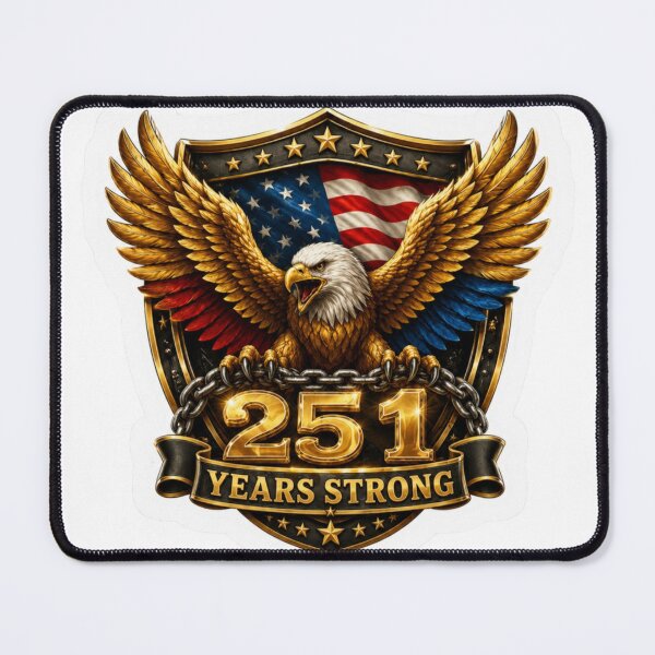 Item preview, 251st Anniversary of the USA - Patriotic Eagle – 251 Years of Strength designed and sold by Collins Design.