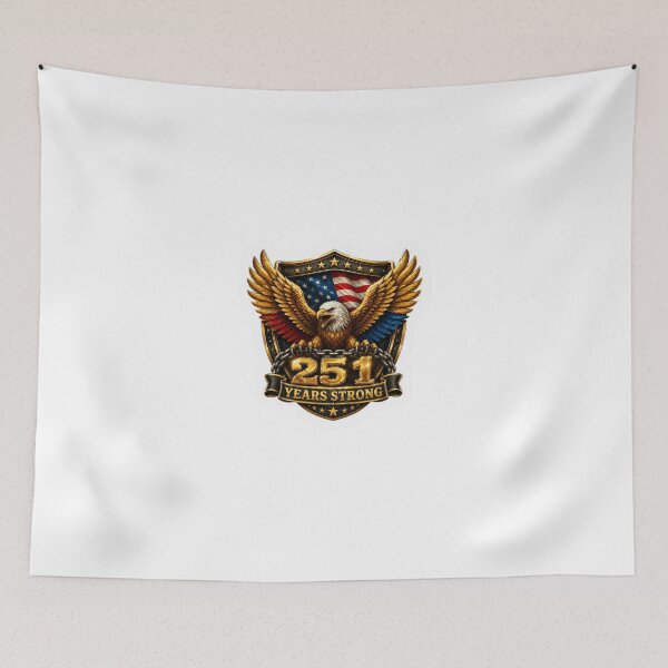 Item preview, 251st Anniversary of the USA - Patriotic Eagle – 251 Years of Strength designed and sold by Collins Design.