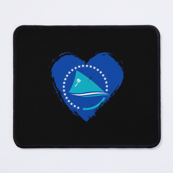 Item preview, Distressed Pacific Community Flag Heart PC designed and sold by shitpostee.