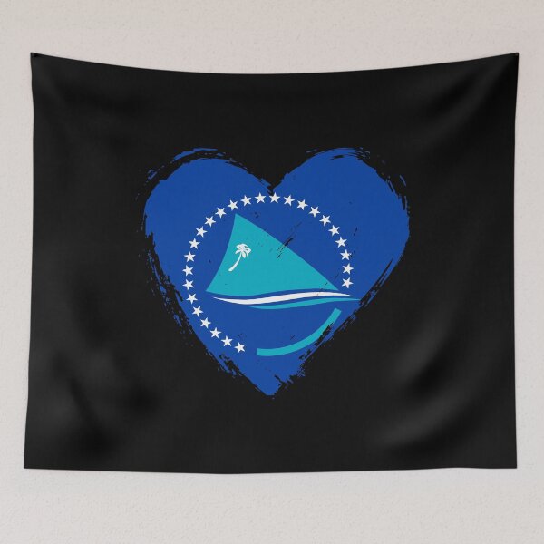 Item preview, Distressed Pacific Community Flag Heart PC designed and sold by shitpostee.