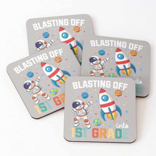 Item preview, Blasting Off Into 1st Grade Boys First Day First Grade Kids designed and sold by mjohnson9.