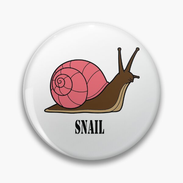Item preview, Charming Snail with a Pastel Pink Shell designed and sold by gustavomarlo15.