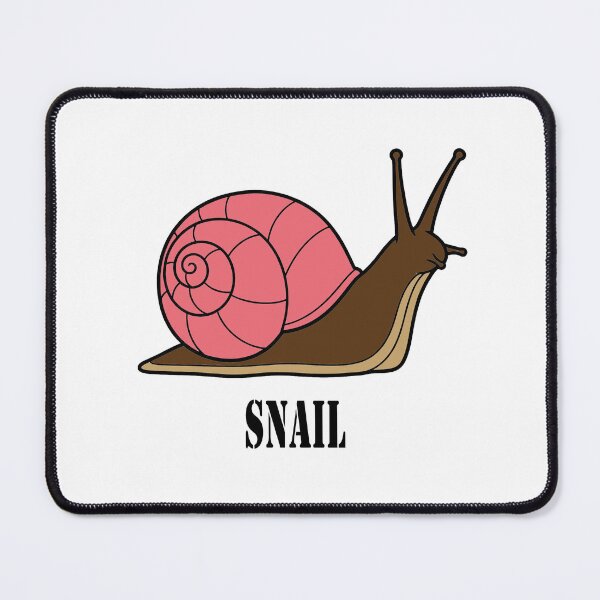Item preview, Charming Snail with a Pastel Pink Shell designed and sold by gustavomarlo15.