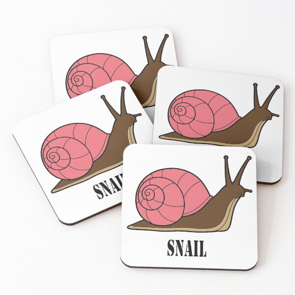 Item preview, Charming Snail with a Pastel Pink Shell designed and sold by gustavomarlo15.