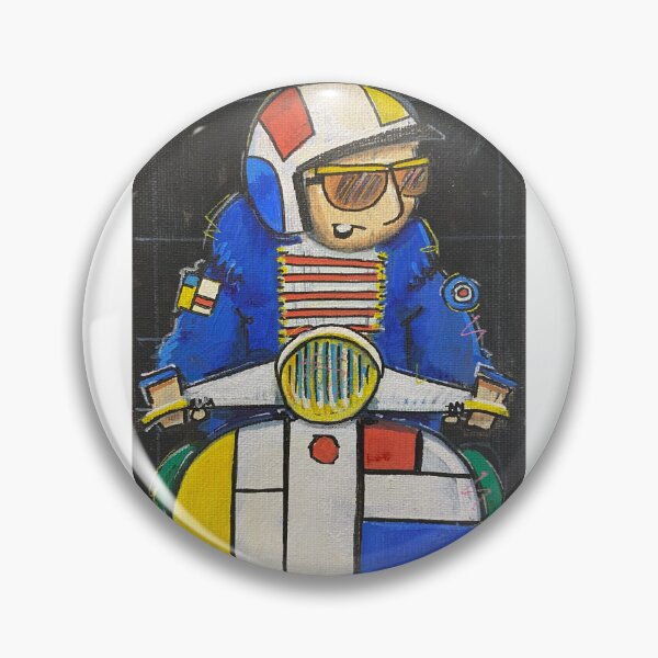 Item preview, Classic Scooter | Retro Scooter Riders | Scooterist, Retro Mod Inspired Art designed and sold by GWARTGB.