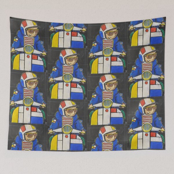 Item preview, Classic Scooter | Retro Scooter Riders | Scooterist, Retro Mod Inspired Art designed and sold by GWARTGB.