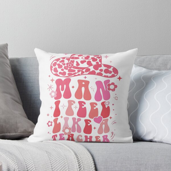 Item preview, Man I Feel Like A Teacher Shirt Pink Cowgirl Western Teacher designed and sold by Yellowriversss.