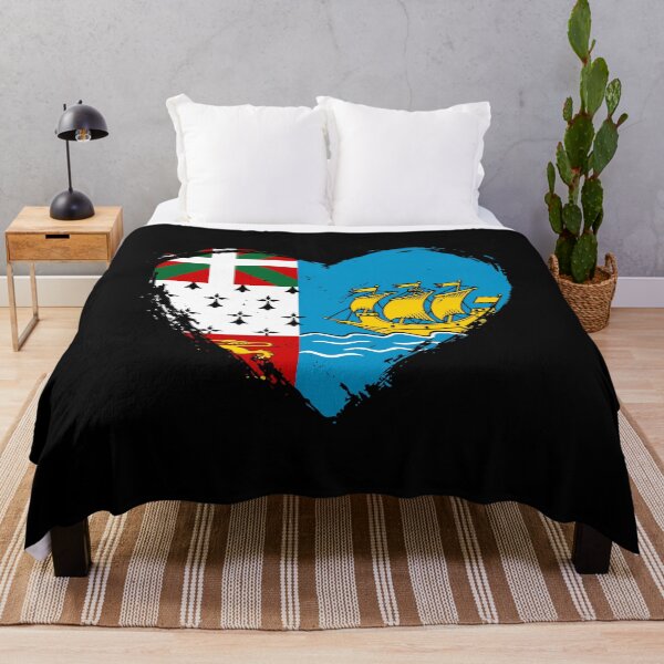 Item preview, Distressed Saint Pierre And Miquelon Flag Heart PM designed and sold by shitpostee.