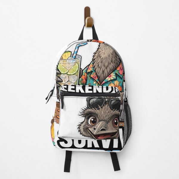 Item preview, Surviving Saturday Emu - Weekend Mode On Tropical Drink designed and sold by Surviving Monday Club.